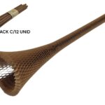 CONE PAPEL DESDOBRAVEL 45CM PACK C/12UNID COR:KRAFT