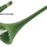 CONE PAPEL DESDOBRAVEL 45CM PACK C/12UNID COR:VERDE