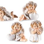 FIGURA MINI ANJO SORTIDOS RESINA