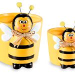 CONJ.2 VASOS FIGURA ABELHA