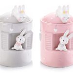 POTE CERAMICA C/TAMPA COELHO SORTIDOS