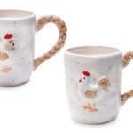 CANECA CERAMICA C/FIGURA GALINHA