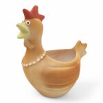 CERAMICA-GALO C/FURO POT.12CM COR:CASTANHO