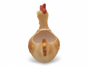 CERAMICA-GALO C/FURO POT.12CM COR:CASTANHO