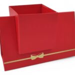 CAIXA QUAD. 12X12 C/SUPORTE COR:VERMELHO