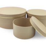 CONJ.3 CAIXAS C/FIO OURO COR:KRAFT