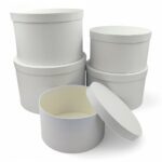 CONJ.5 CAIXAS COR:BRANCO