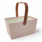 CESTA CARTAO C/ALÇA COR:ROSA