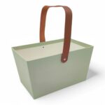 CESTA CARTAO C/ALÇA COR:VERDE