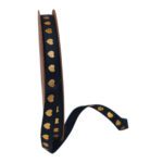 FITA TECIDO C/CORAÇOES 1CMX20MTS COR:PRETO