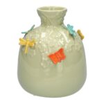 JARRA LIBELULA/BORBOLETAS COR:VERDE