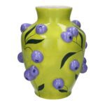 JARRA CERAMICA MIRTILOS COR:VERDE