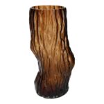 JARRA VIDRO TRONCO COR:CASTANHO