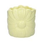 CERAMICA- VASO BLOOMY COR:AMARELO