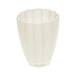 VIDRO- VASO BLOMM COR:BRANCO