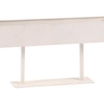 FLOREIRA METAL C/PE COR:BRANCO