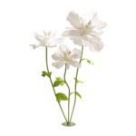 CONJ.3 FLORES GIGANTE 1.85MT COR:BRANCO