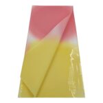 FOLHA CELOFANE 20UNID BICOLOR COR:ROSA/AMARELO