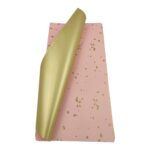 FOLHA CELOFANE 20UNID COR:ROSA/OURO