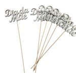 PICO 28CM PACK/6UNID "DIA DA MAE" COR:BRANCO