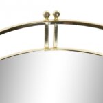 BANDEJA METAL C/ESPELHO COR:DOURADO