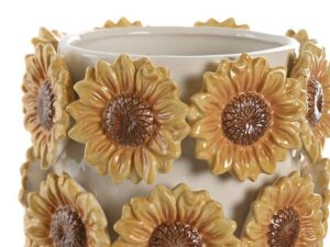 JARRA CERAMICA C/FLORES
