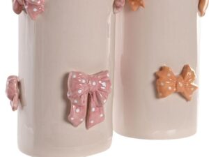 JARRA CERAMICA C/LAÇOS SORTIDOS
