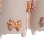 VASO CERAMICA C/LAÇOS SORTIDOS