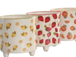 CONJ.2 VASOS C/PES FRUTOS SORTIDOS