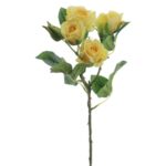 ARTIFICIAL- HASTE C/5 ROSITAS COR:AMARELO
