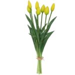 ARTIFICIAL-MOLHO TULIPAS X7 COR:AMARELO