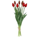 ARTIFICIAL-MOLHO TULIPAS X7 COR:VERMELHO