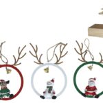 PENDENTE NATAL METAL+MADEIRA COR:SORTIDAS