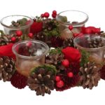 COROA PORTAVELAS C/4 VIDROS