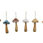 PENDENTE COGUMELO MADEIRA+PAPEL