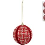 CONJ.6 BOLAS TWEED 8CM NATAL