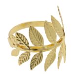 ARGOLA P/GUARDANAPO PLASTICO COR:OURO