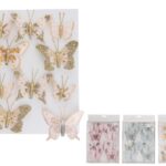 CONJ.8 BORBOLETAS C/CLIP