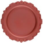 PRATO MARCADOR PLASTICO COR:VERMELHO