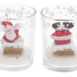 VELA FIG. NATAL COPO VIDRO SORTIDAS