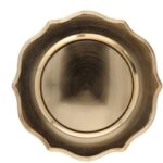PRATO PLASTICO VERSAILLES COR:OURO