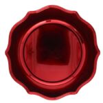 PRATO PLASTICO VERSAILLES COR:VERMELHO