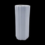 CERAMICA- JARRA CILINDRICA COR:BRANCO