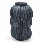 CERAMICA- JARRA GOMOS GRD. COR:CINZA