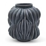 CERAMICA- JARRA GOMOS PEQ. COR:CINZA