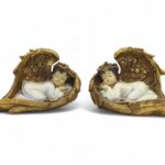 ANJO DEITADO BRANCO/OURO SORTIDOS