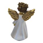 ANJO EM PE C/LUZ BRANCO/OURO SORTIDOS