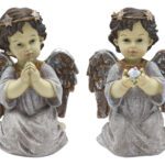 ANJO DE JOELHOS C/LUZ SORTIDOS