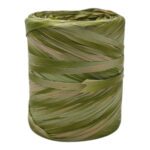 RAFIA ROLO 1.5CMX200MTS  MULTICOLOR "VERDE"