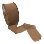FITA C/BORDA DESFIADA 5CMX10MT COR:CAMEL